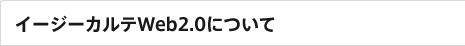イージーカルテWeb2.0について